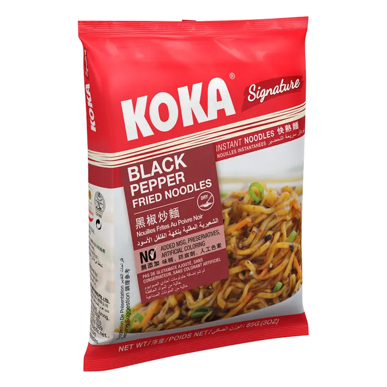 Koka Signature Black Pepper Fried Noodles 85g