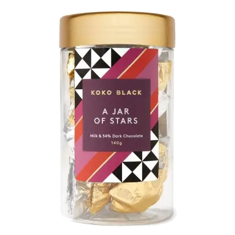 A Jar Of Stars Milk & 54% Dark Chocolate