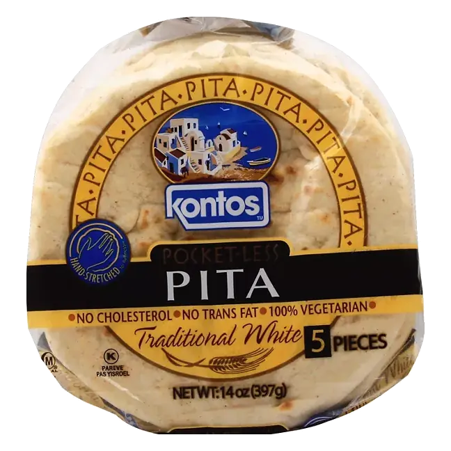 Pita, Pocket-Less, Traditional White