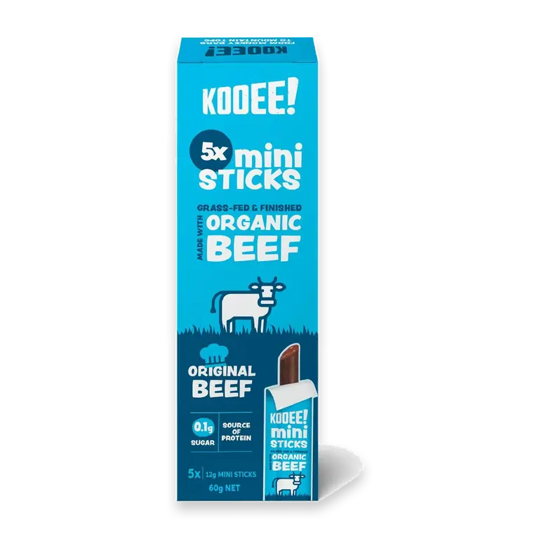 Mini Sticks Organic Beef Original
