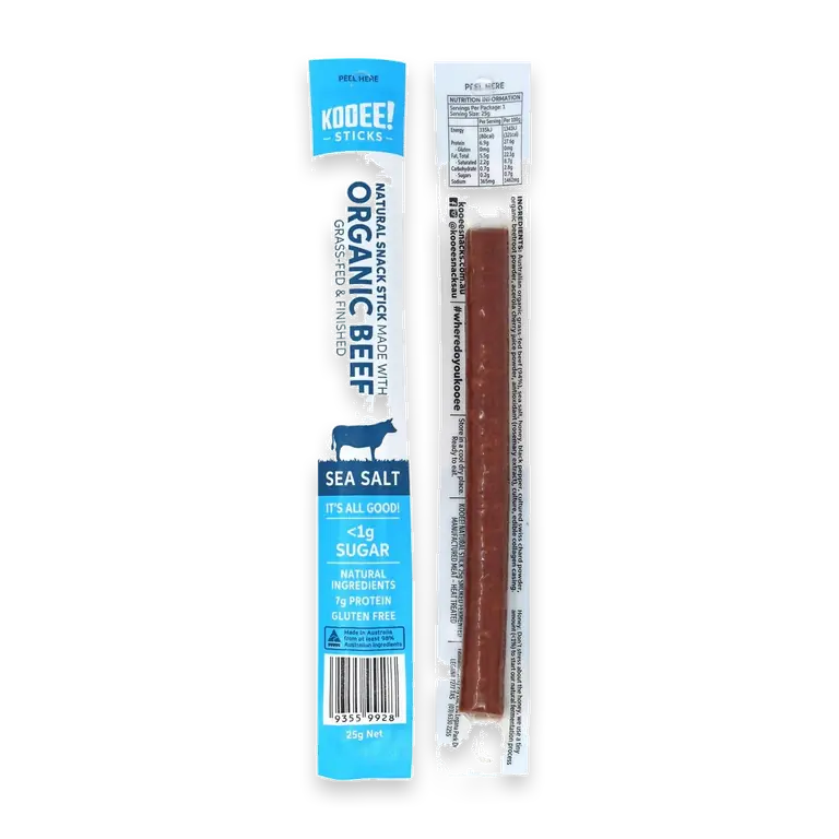 Sticks Organic Beef Sea Salt