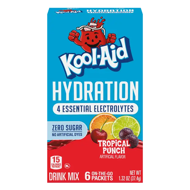 Hydration Zero Sugar Tropical Punch Drink Mix - 6 ct