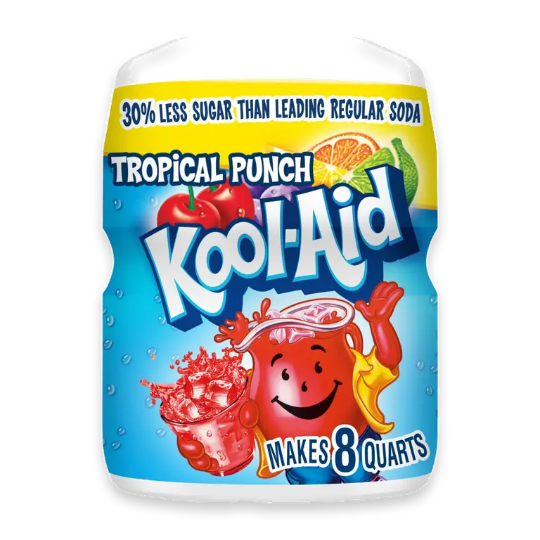 Tropical Punch Drink Mix Canister
