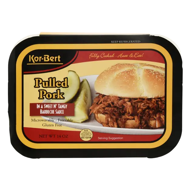 Kor-Bert Pulled Pork 14 oz