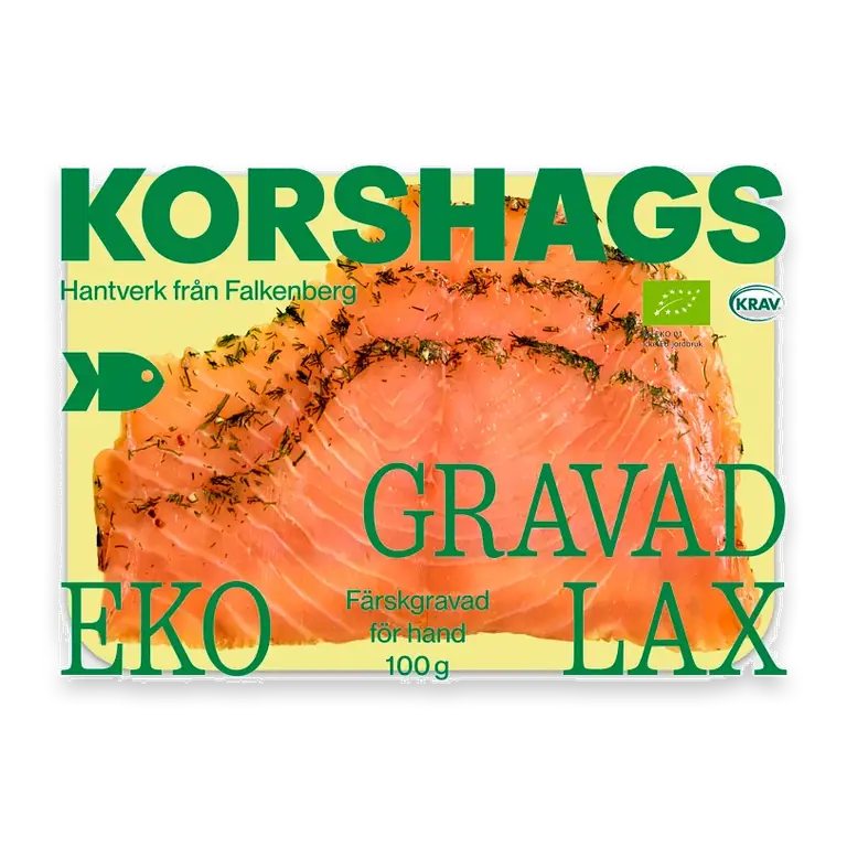Laxfilé Färsk Gravad 100g Miljömärkt