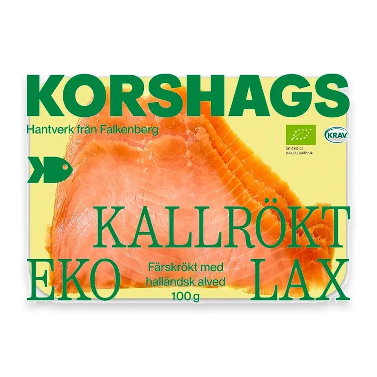 Laxfilé Färsk Kallrökt 100g KRAV