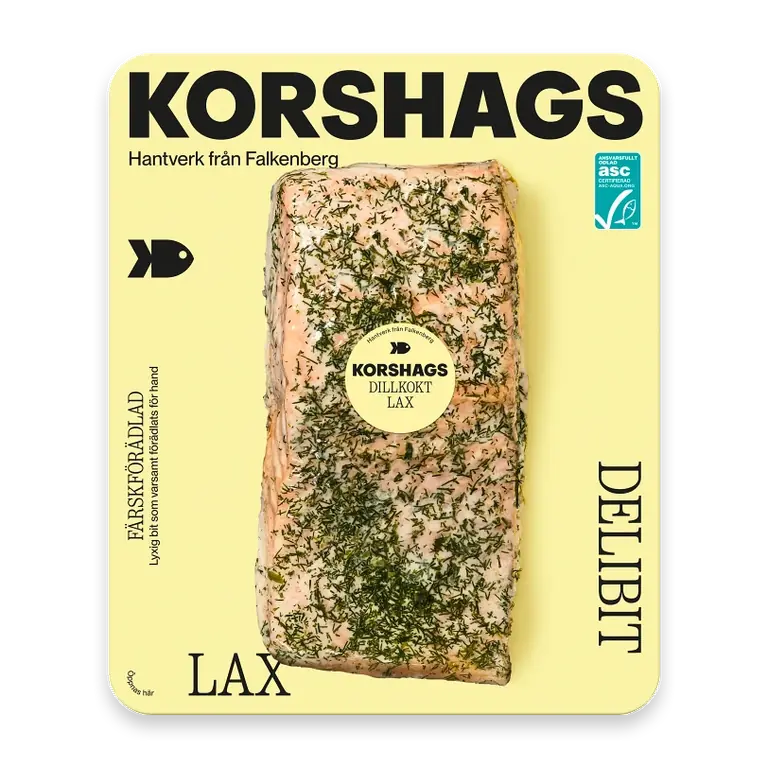 Laxfilé Färsk Kokt 300g Miljömärkt