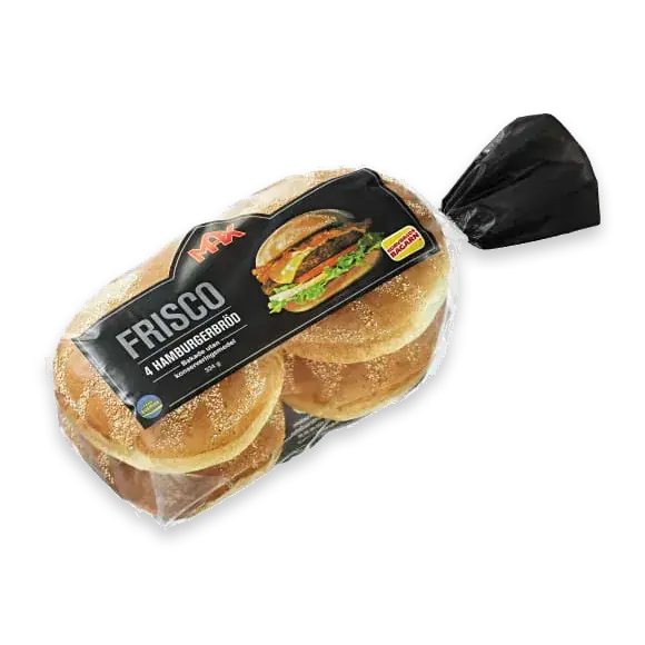 Hamburgerbröd Frisco 4-pack