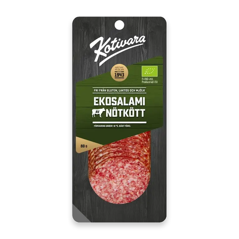 Ekosalami av Nötkött 80g