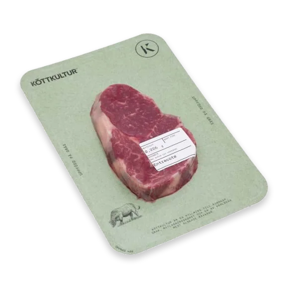 Entrecôte Nötkött Irland Gräs