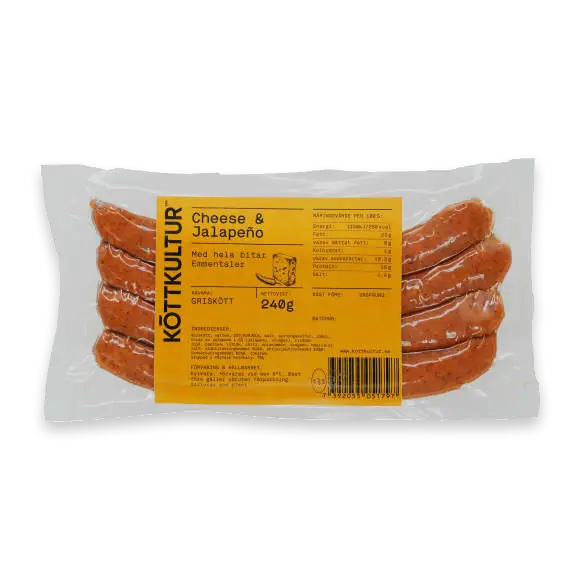 Fläskkorv Jalapeno&cheese