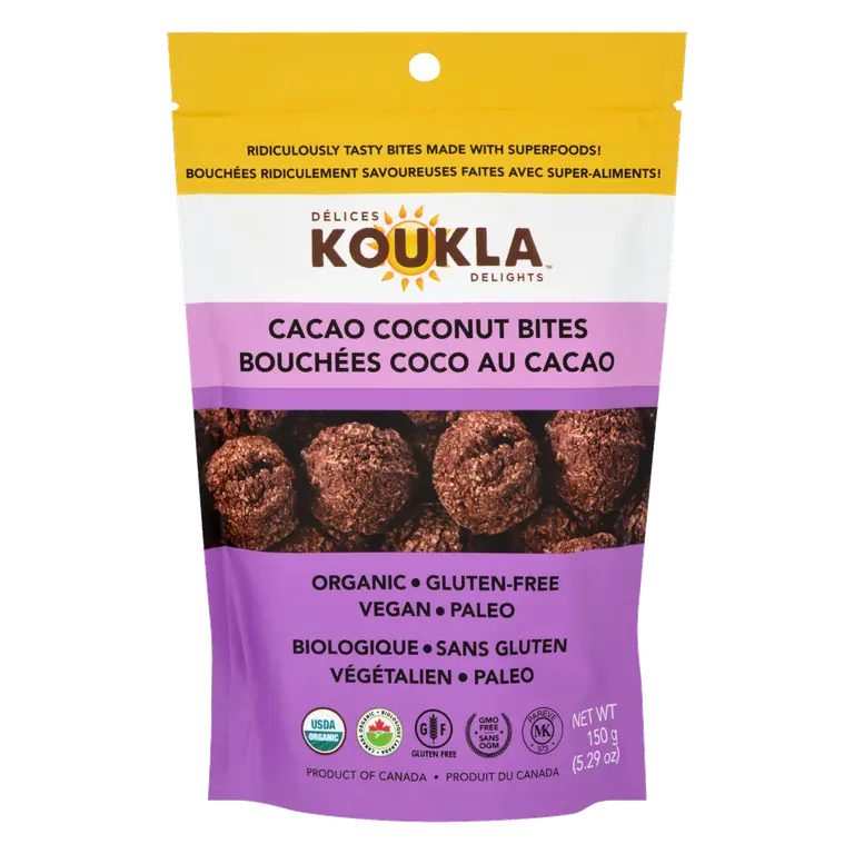 Gluten-Free Bites Cacao Coconut 150 g