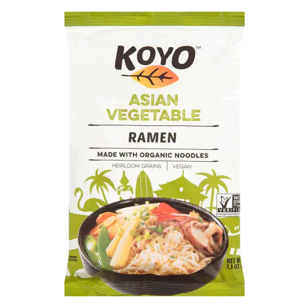 Vegan Asian Vegetable Ramen Noodles