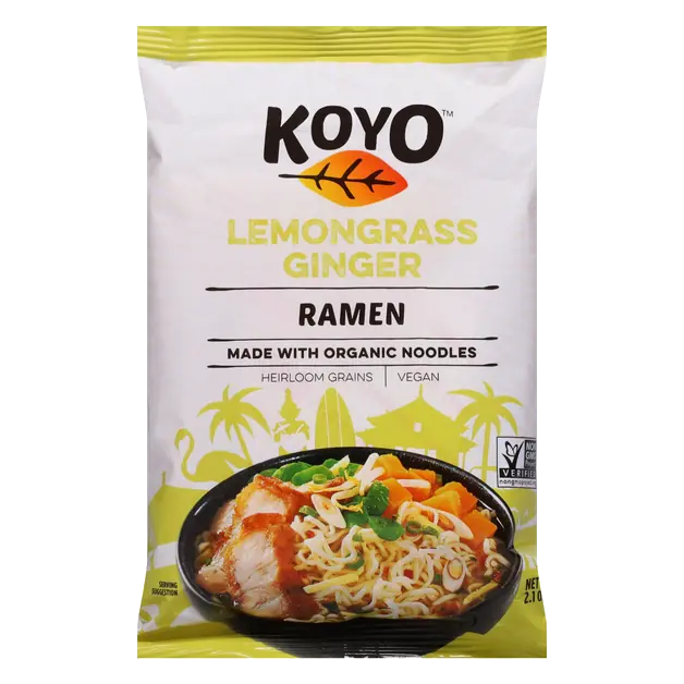 Vegan Lemongrass Ginger Ramen Noodles