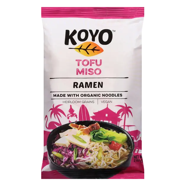 Vegan Tofu Miso Ramen Noodles