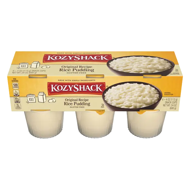 Gluten Free Original Rice Pudding Snack Cups - 6 ct