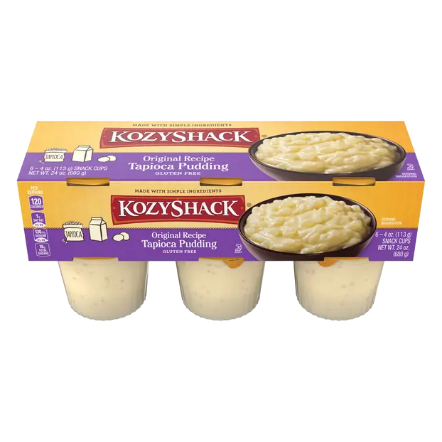 Gluten Free Original Tapioca Pudding Snack Cups - 6 ct