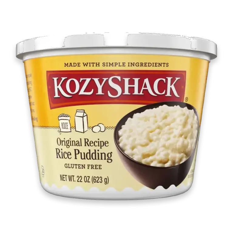 Rice Pudding Tub, Gluten Free Dessert
