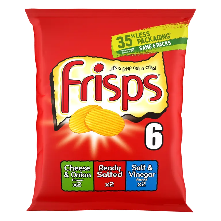 Frisps Variety Multipack Crisps 6 Pack