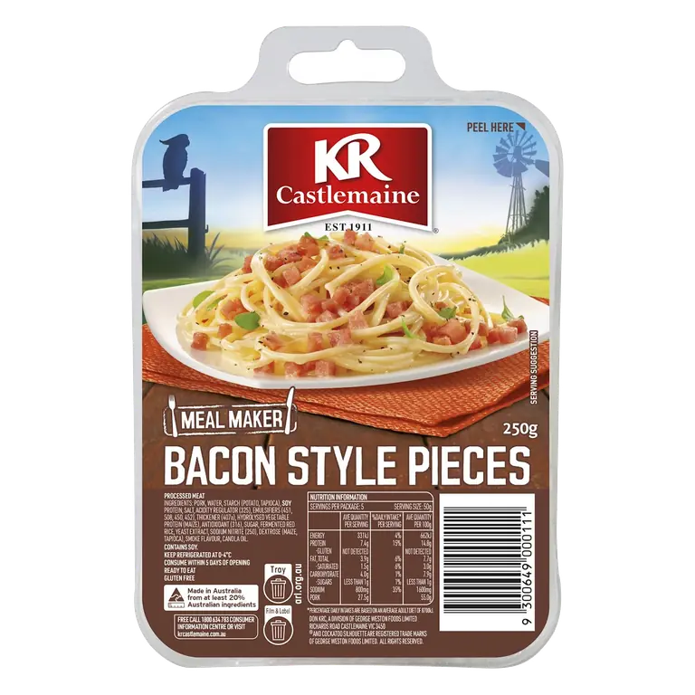 Bacon Style Pieces