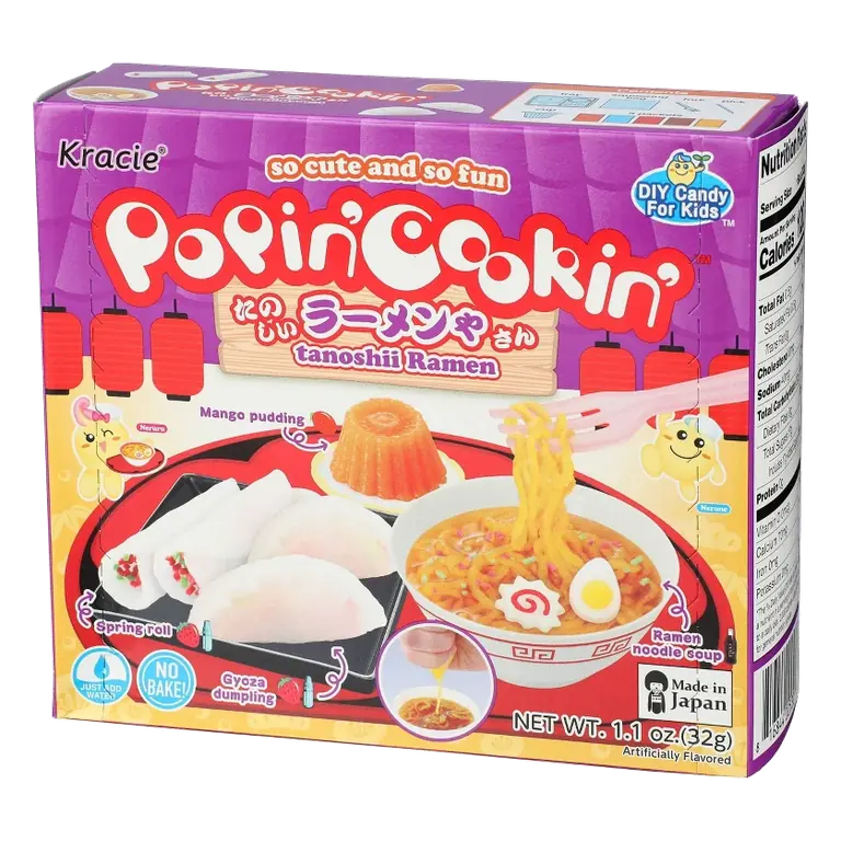 Kracie Popin' Cookin' Tanoshii Ramen DIY Candy Set, 1.1oz
