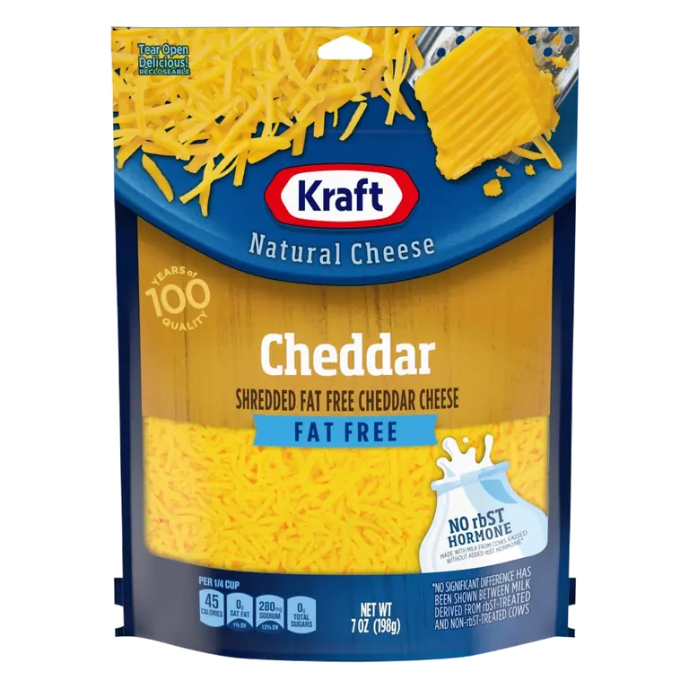 Cheddar Shredded Fat Free Cheese