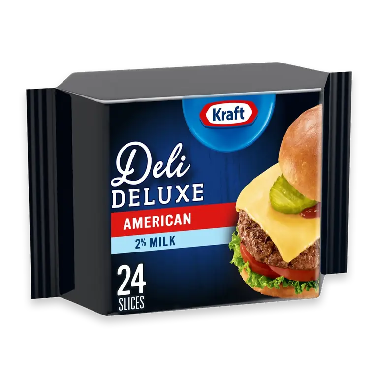 Deli Deluxe 2% Milk American Sliced Cheese
