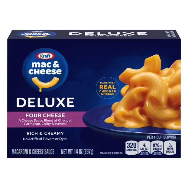 Deluxe Four Cheese Mac & Cheese Dinner