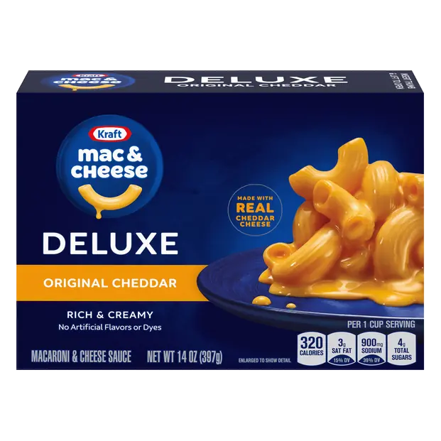 Deluxe Original Cheddar Mac & Cheese Dinner
