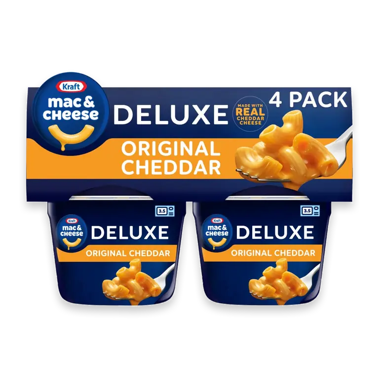 Deluxe Original Cheddar Microwavable Mac & Cheese Cups