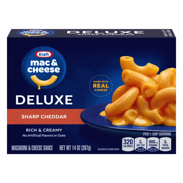 Deluxe Sharp Cheddar Mac & Cheese Dinner