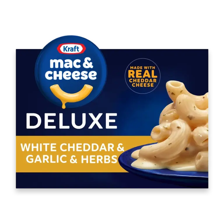 Deluxe White Cheddar Garlic & Herbs Mac & Cheese