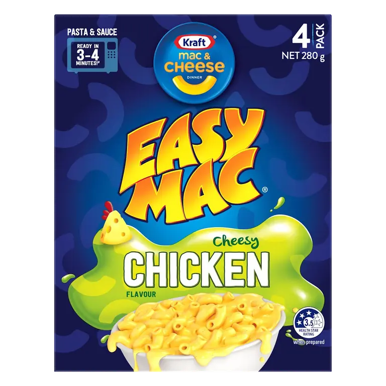 Easy Mac Cheesy Chicken Flavour