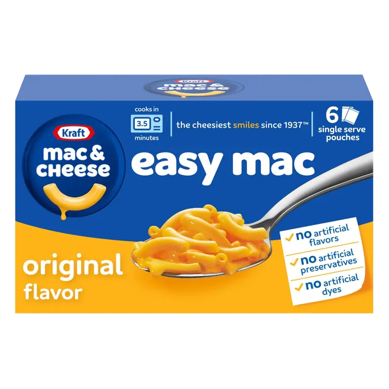 Easy Mac Original Flavor Macaroni & Cheese Dinner
