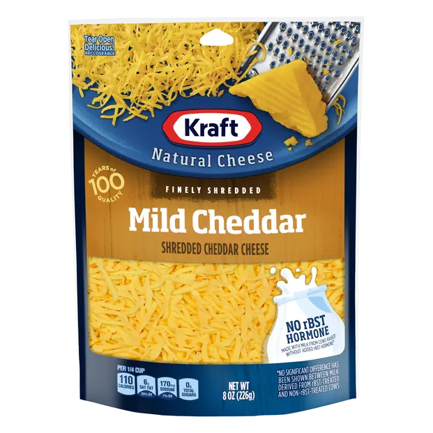 Finely Shredded Mild Cheddar Cheese