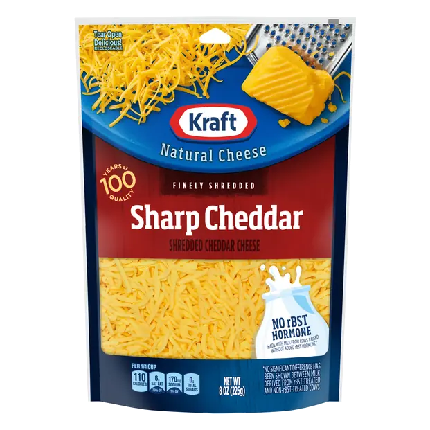 Finely Shredded Sharp Cheddar Cheese