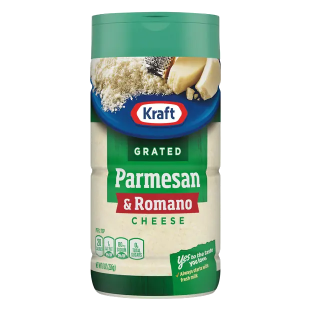 Grated Parmesan & Romano Cheese