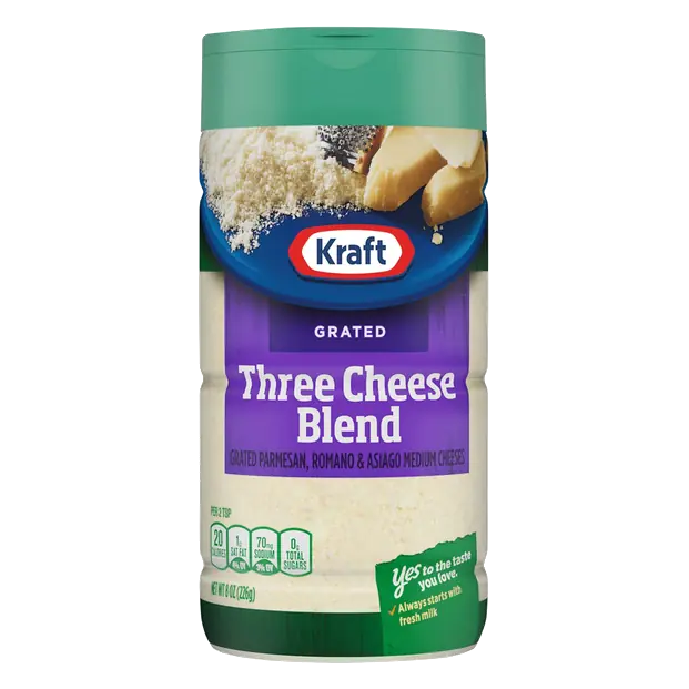 Grated Three Cheese Blend