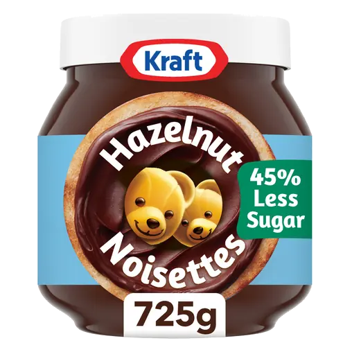 45% Less Sugar Hazelnut Cocoa Spread 725 g