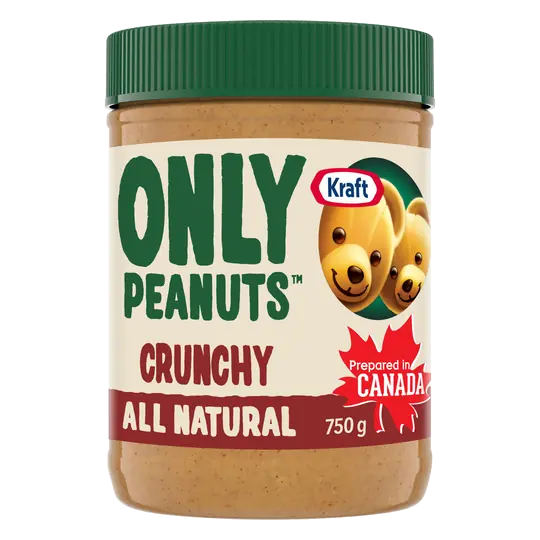 Peanut Butter Only Peanuts All Natural Crunchy 750 g