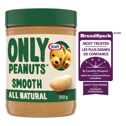 Peanut Butter Only Peanuts All Natural Smooth 750 g