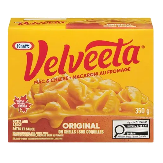 Velveeta Pasta And Sauce On Shells 350 g