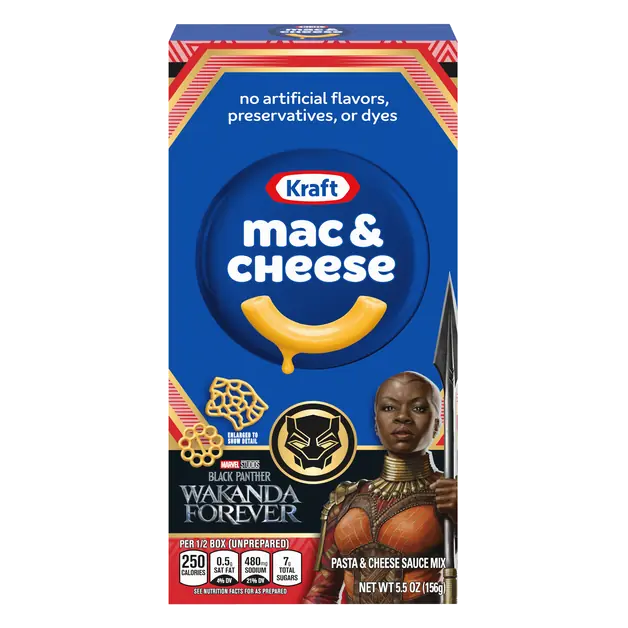 Marvel Black Panther Wakanda Forever Mac & Cheese Dinner
