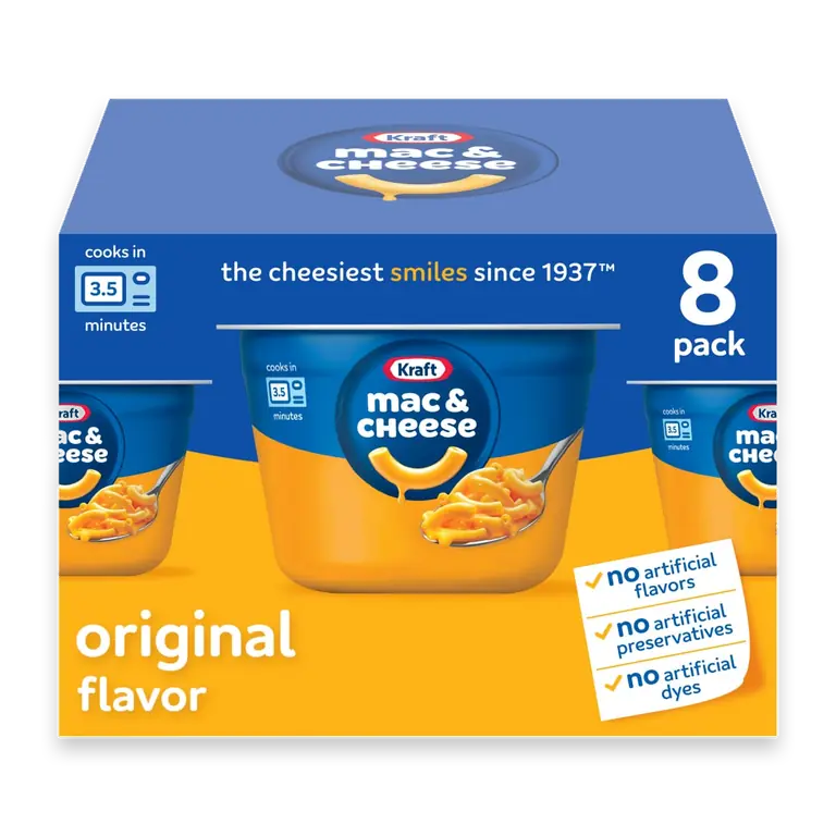 Microwavable Mac & Cheese Cups