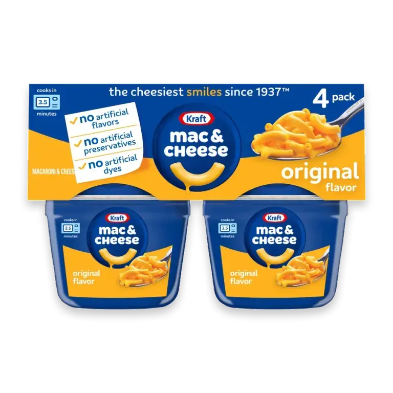 Microwaveable Mac & Cheese Cups