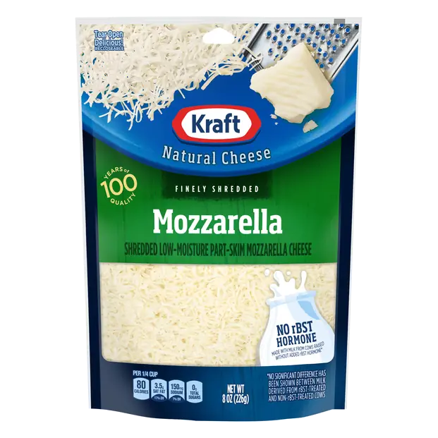 Natural Part-Skim Finely Shredded Mozzarella Cheese