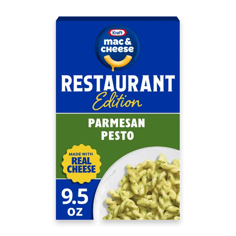 Parmesan Pesto Mac & Cheese Macaroni and Cheese Dinner, Box