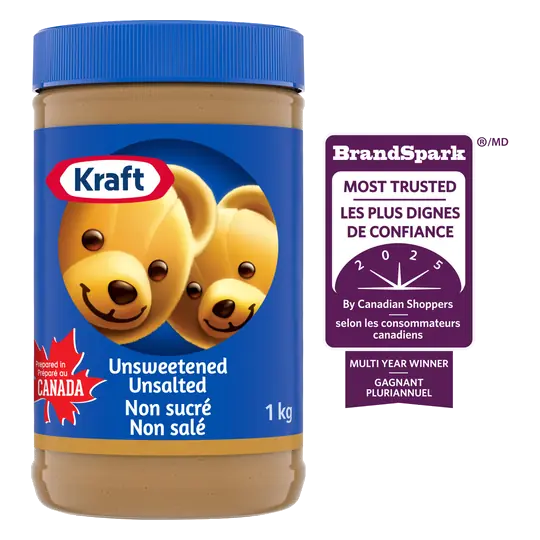Peanut Butter Unsweetened Unsalted 1 kg