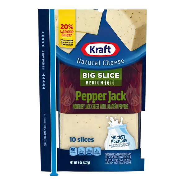 Pepper Jack Monterey Jack Cheese with Jalapeno Peppers Natural Cheese