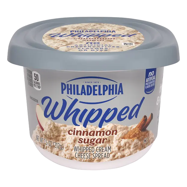 Philadelphia Cinnamon Sugar Whipped Cream Cheese Spread
